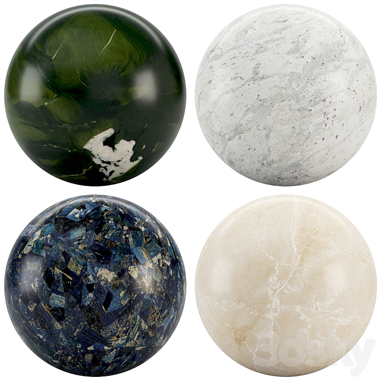 Collection Marble 78 3DS Max Model - thumbnail 1