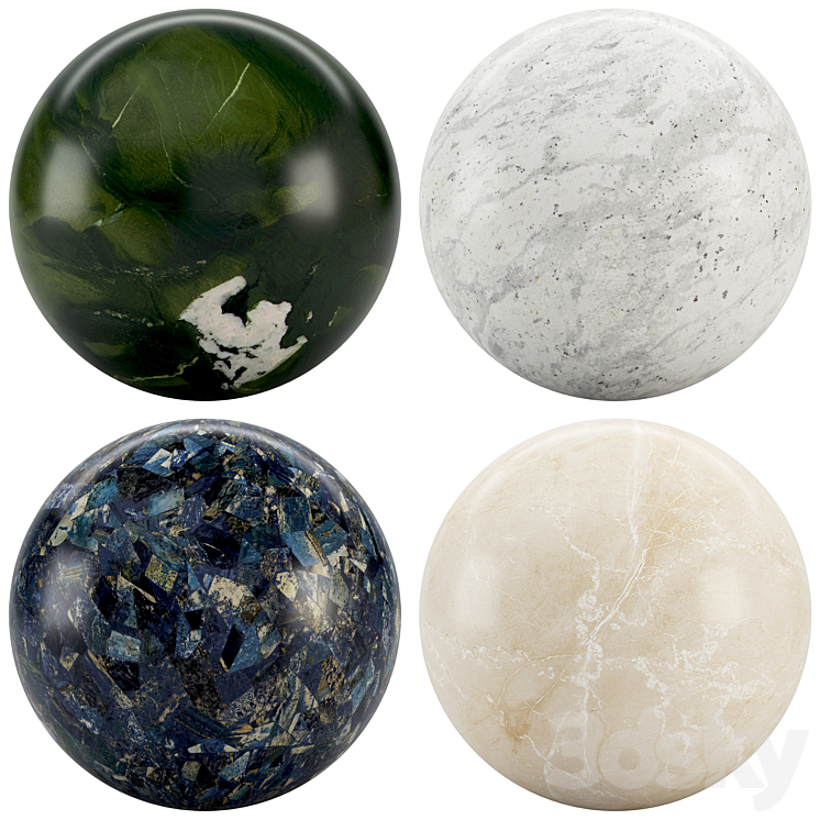 Collection Marble 78 3DS Max - thumbnail 1