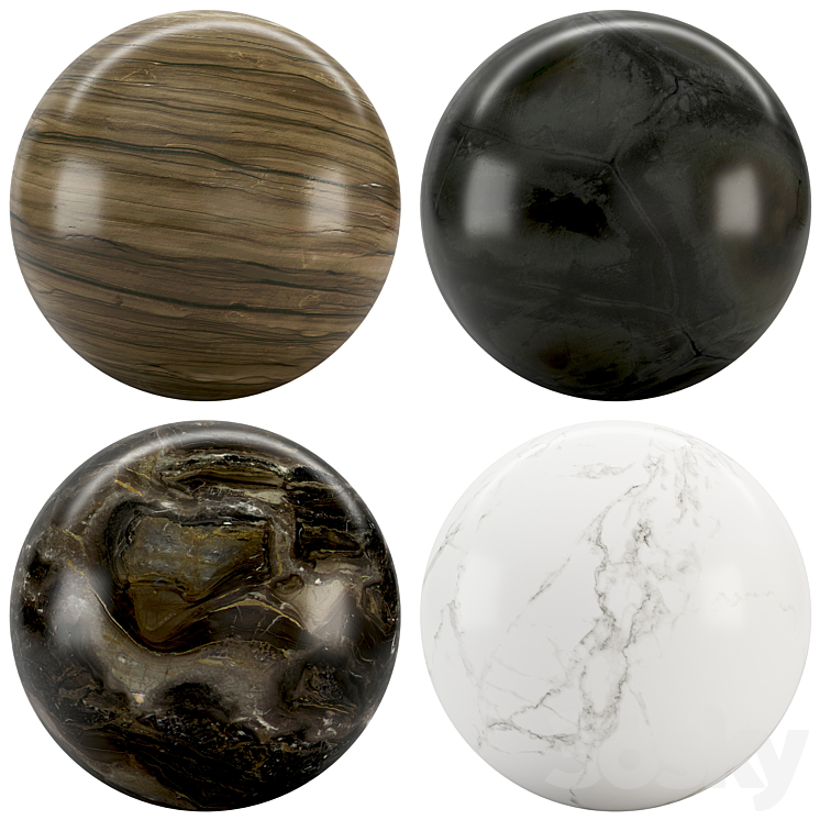 Collection Marble 81 3DS Max Model - thumbnail 1