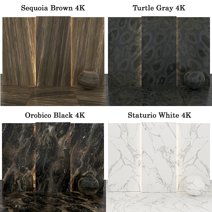 Collection Marble 81 3DS Max Model - thumbnail 2