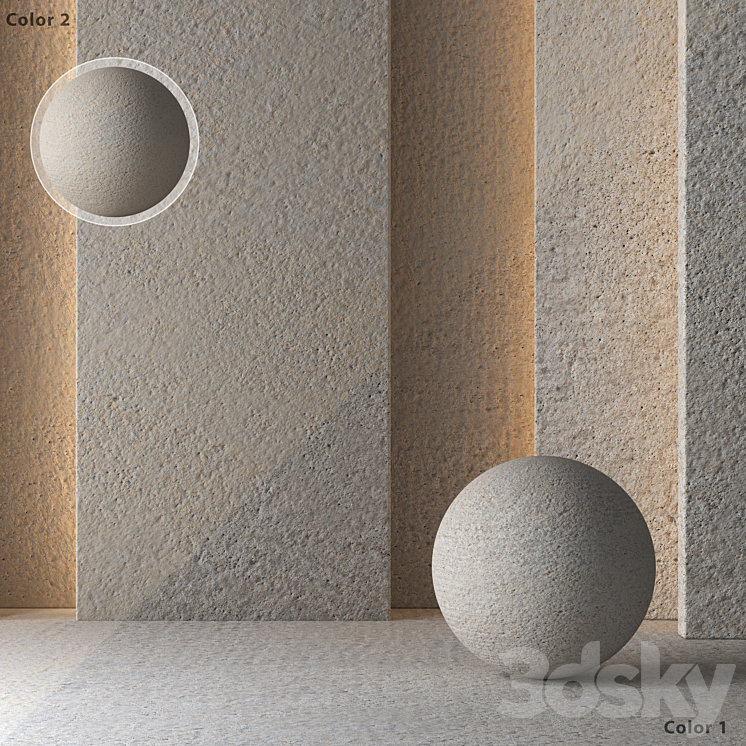 Concrete Material 8K (Seamless – Tileable) No 39 3DS Max Model - thumbnail 2