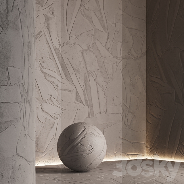 Decorative plaster set 17 3DS Max Model - thumbnail 4