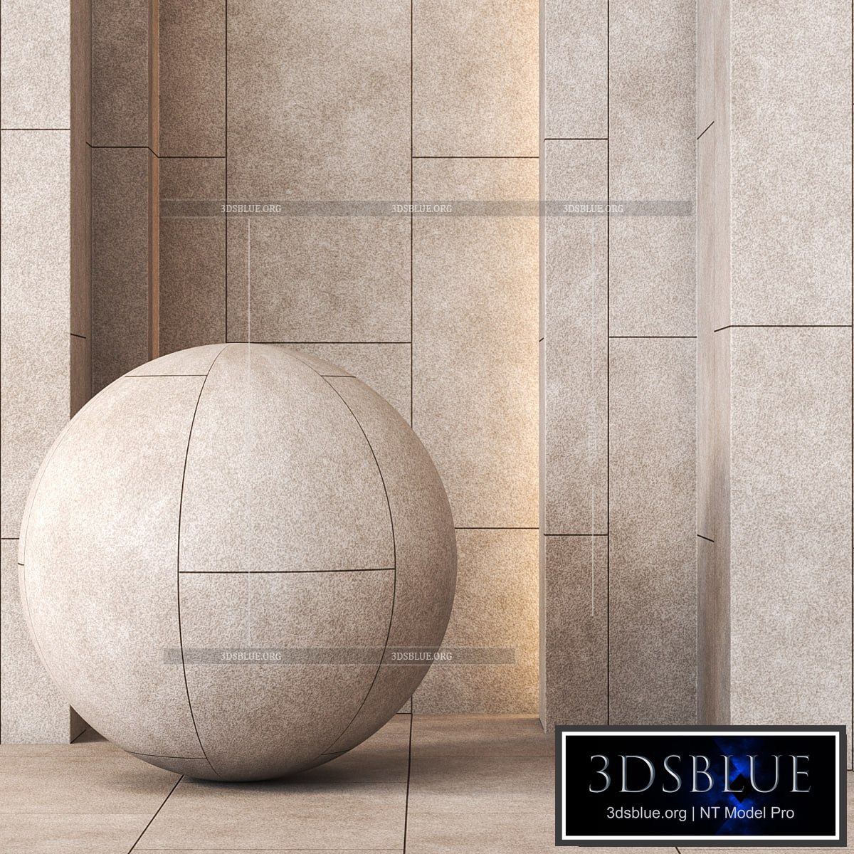 Decorative Stone Textures 4K – Seamless 3DS Max - thumbnail 3