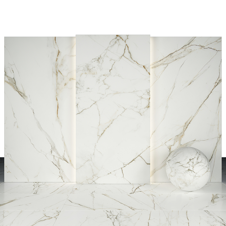 Emotion White Marble 3DS Max Model - thumbnail 1