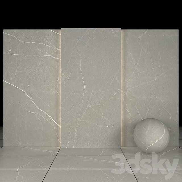 Gray Stone 08 3DS Max Model - thumbnail 2