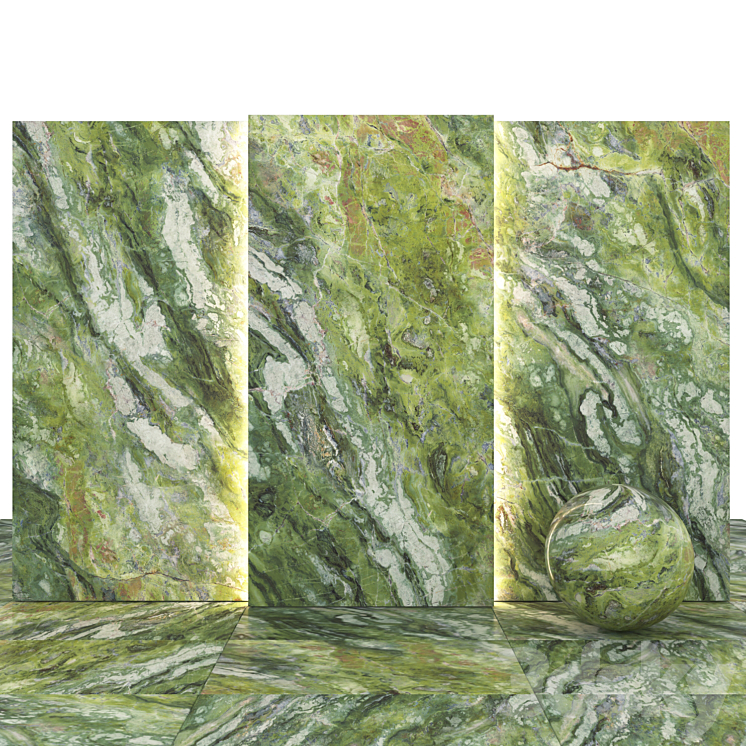 Irish Green Marble 3DS Max - thumbnail 1