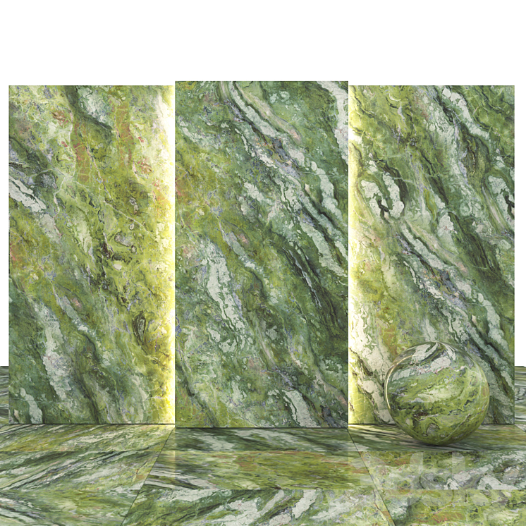 Irish Green Marble 3DS Max - thumbnail 2