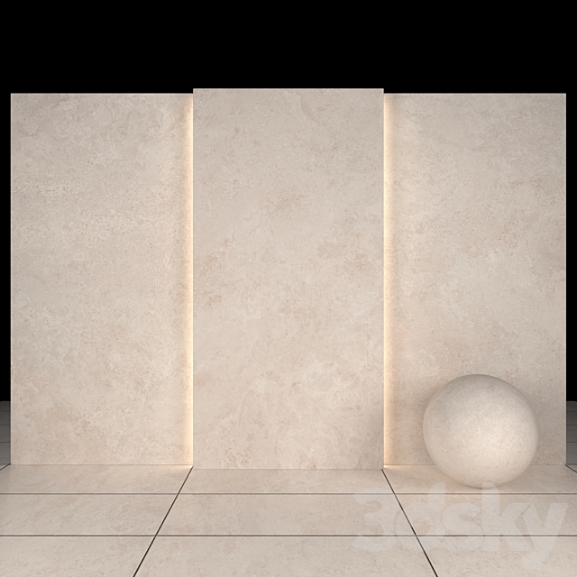 Lava Beige Stone 01 3ds Max - thumbnail 2