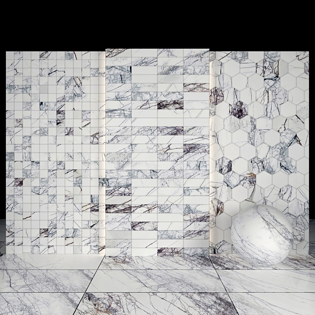 Lilac marble 3DS Max Model - thumbnail 3