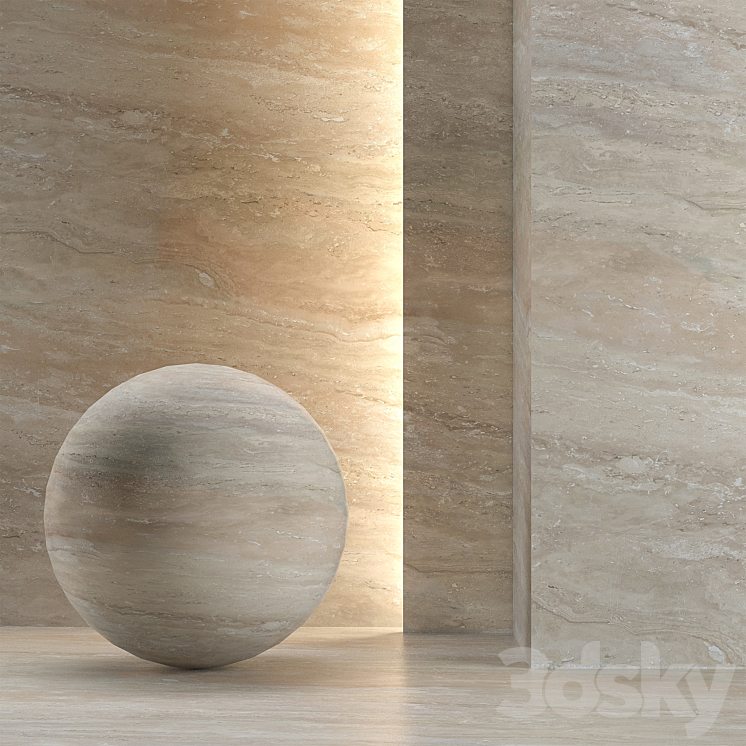 Marble 4K 3DS Max Model - thumbnail 1