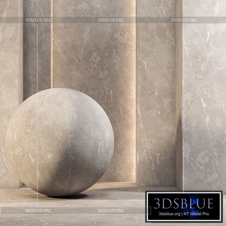 Marble Stone texture 4k Seamless – Tileable 3DS Max - thumbnail 3