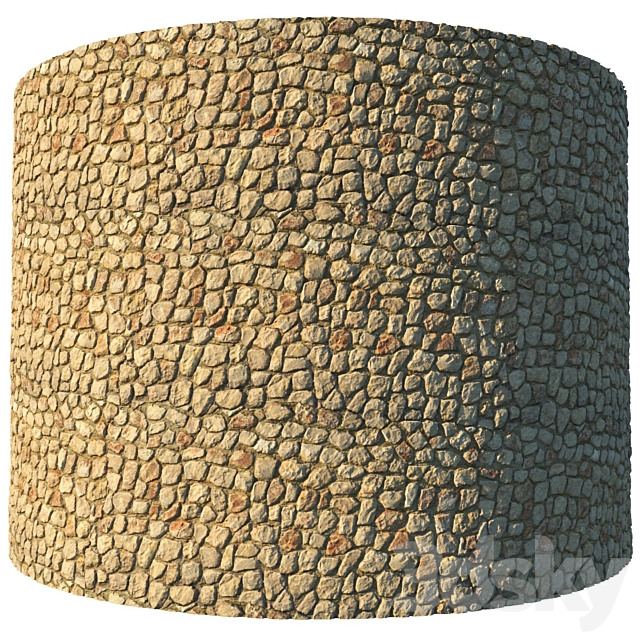 Masonry material 17 8k seamless PBR 3ds Max - thumbnail 1