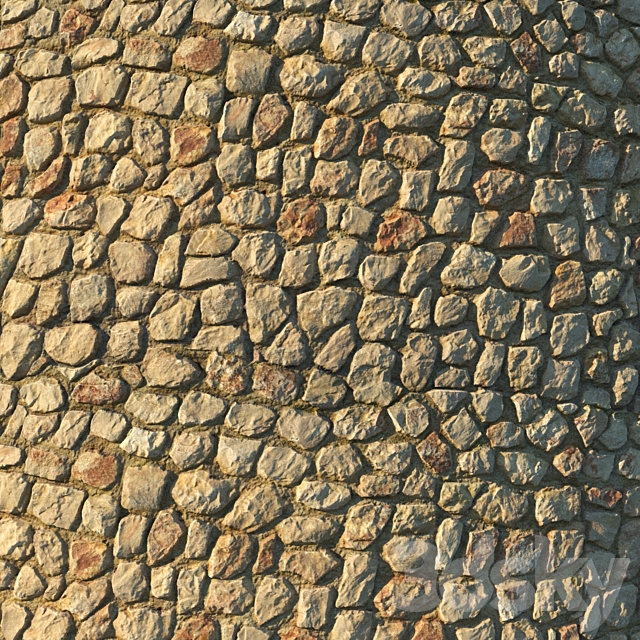 Masonry material 17 8k seamless PBR 3ds Max - thumbnail 2