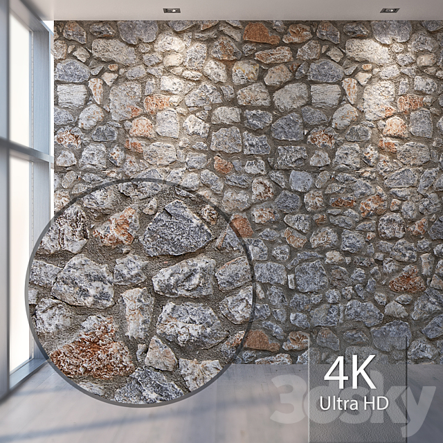 Natural stone 751 3ds Max - thumbnail 1