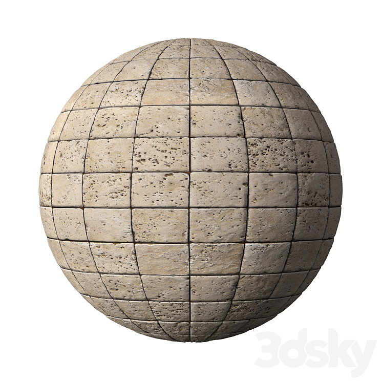 Old_tile 3DS Max Model - thumbnail 2