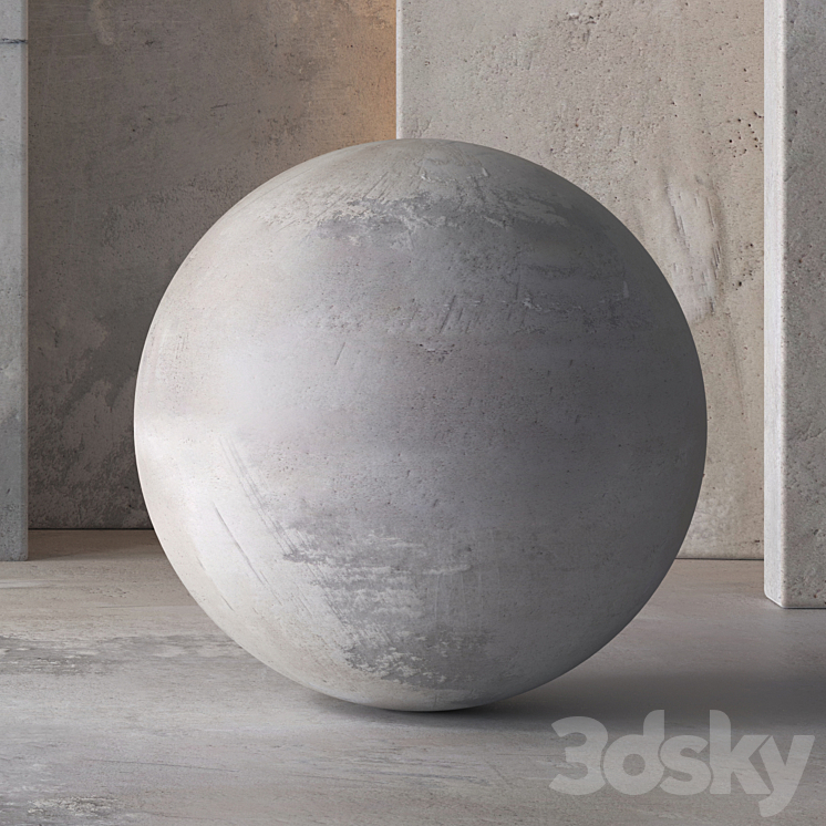 Plaster Material (Seamless – Tileable) Dr CG 02 3DS Max - thumbnail 2