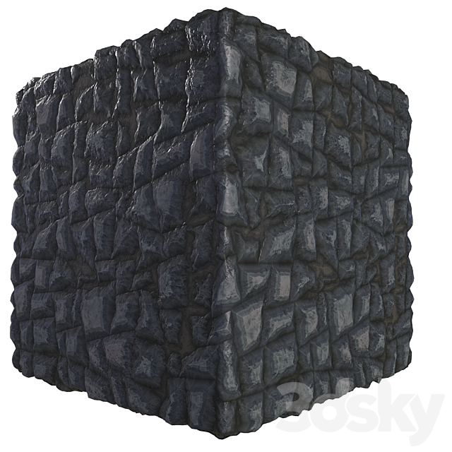 rock 5 texture 3DS Max Model - thumbnail 3