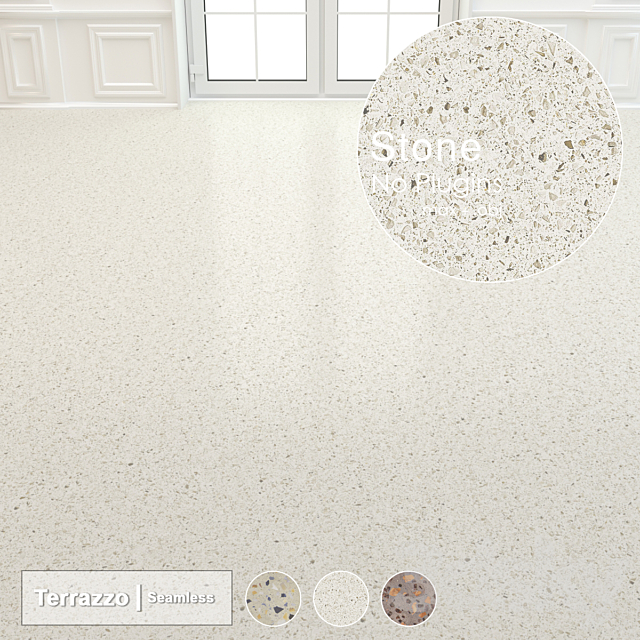 Seamless Terrazzo Stone 006 3DS Max Model - thumbnail 3