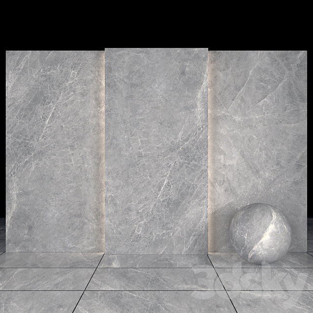 Soldier gray marble 3DS Max Model - thumbnail 2