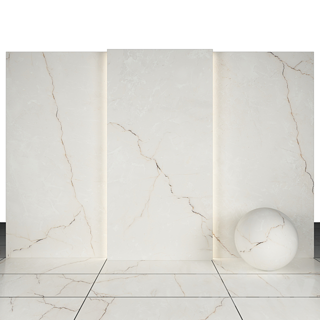 Steel beige marble 3ds Max - thumbnail 2