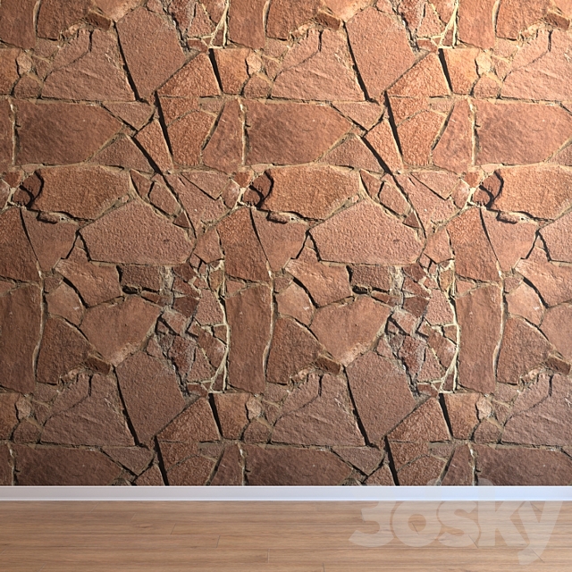 Stone Cladding (Stone_028) 3DS Max Model - thumbnail 3