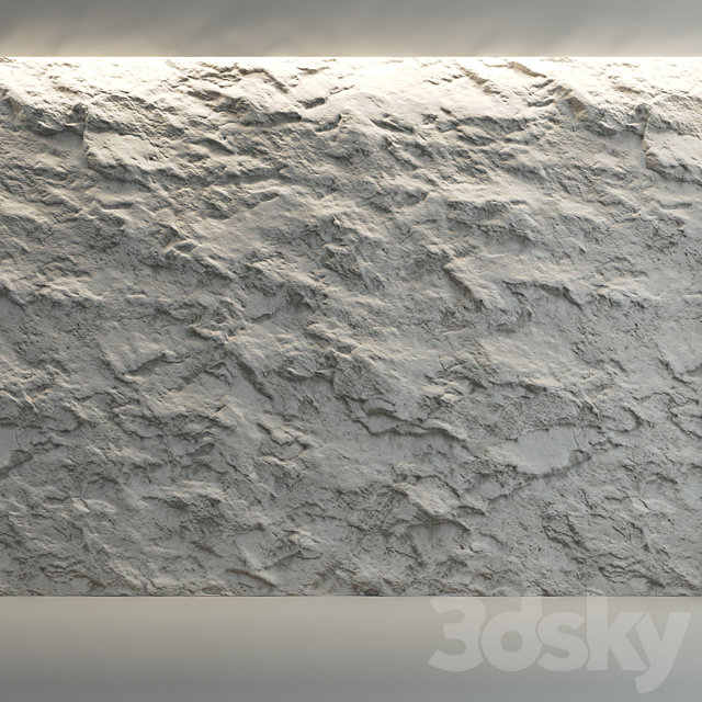 Stone Wall 7 3DS Max Model - thumbnail 2