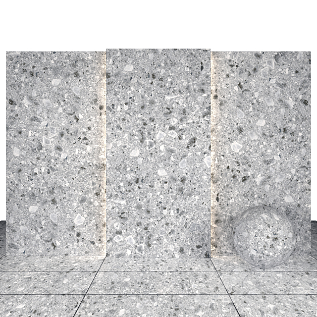 Terrazzo Light Stone 3DS Max Model - thumbnail 2