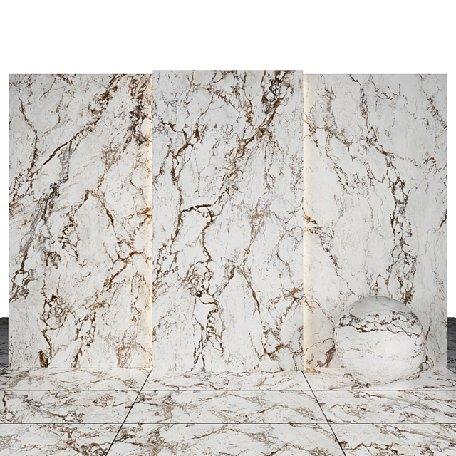 Tortona White Marble 3ds Max - thumbnail 2