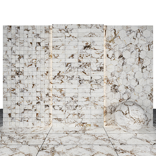 Tortona White Marble 3ds Max - thumbnail 3