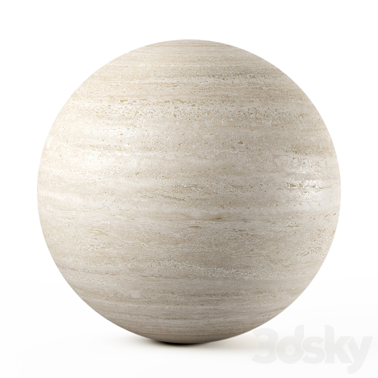 Travertine 01 Light 3DS Max Model - thumbnail 1