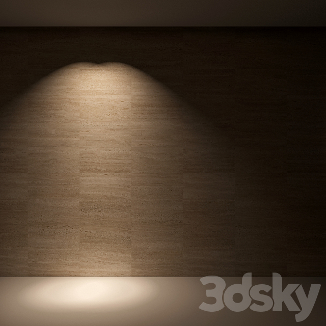 Travertine 01 Light 3DS Max Model - thumbnail 5