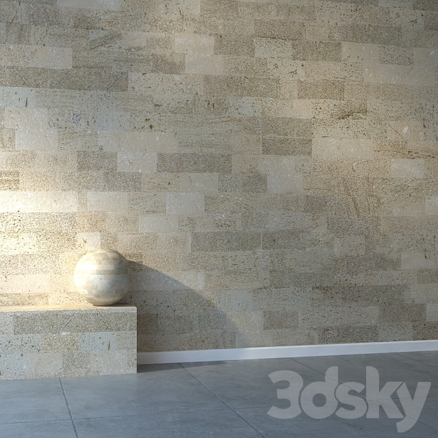 Travertine 50 3DS Max Model - thumbnail 2