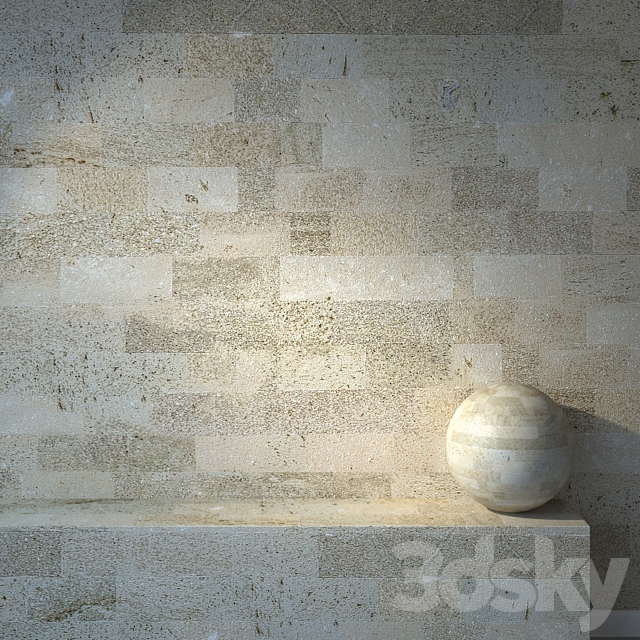 Travertine 50 3DS Max Model - thumbnail 3