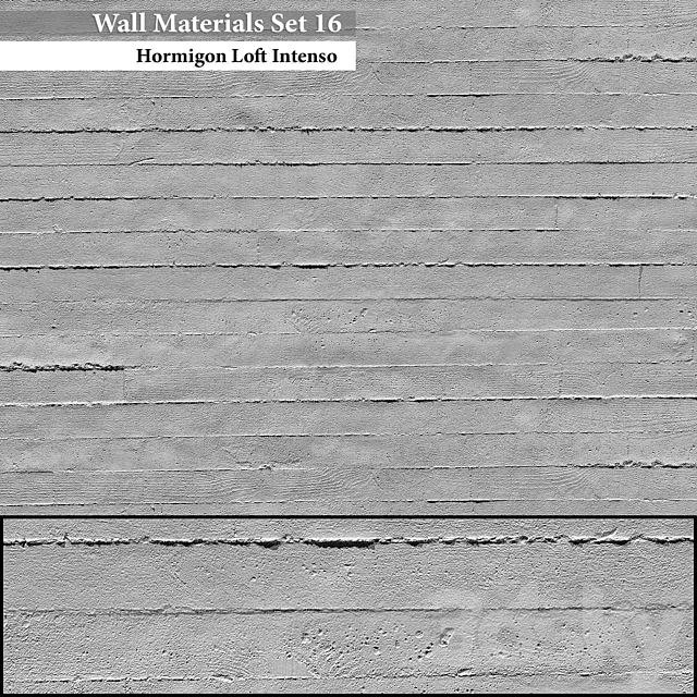 Wall Materials Set 16 3ds Max - thumbnail 1