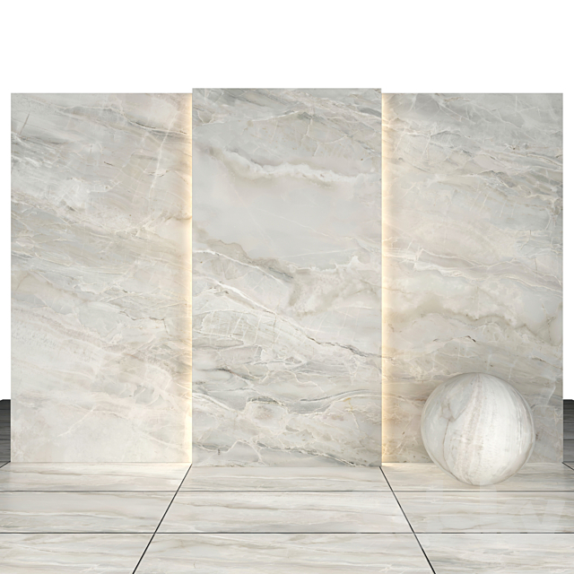 white heaven Marble 3ds Max - thumbnail 1