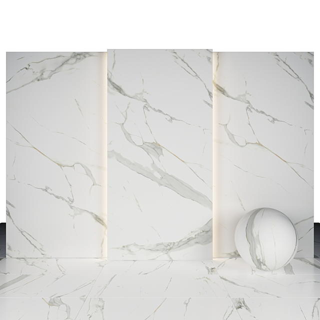 White royal marble 3ds Max - thumbnail 1