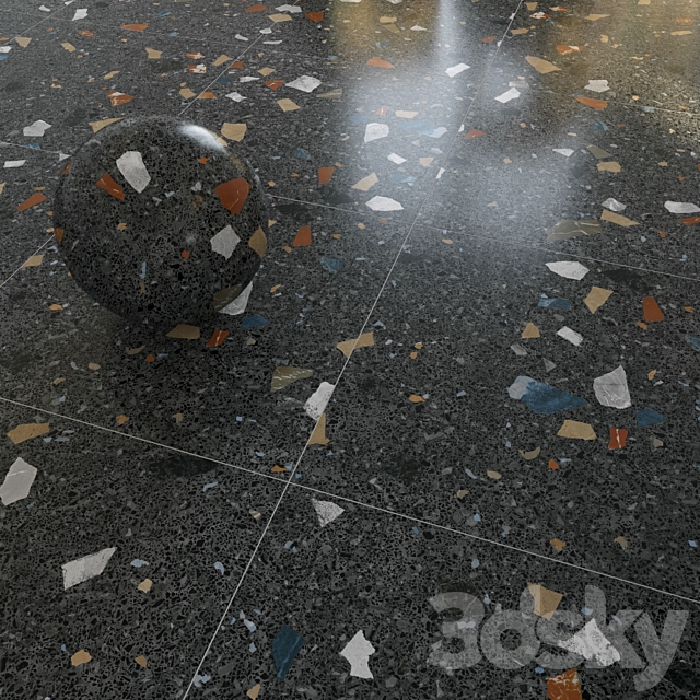 Arcana STRACCIATELLA Terrazzo 3DS Max Model - thumbnail 2