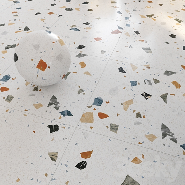 Arcana STRACCIATELLA Terrazzo 3DS Max Model - thumbnail 3