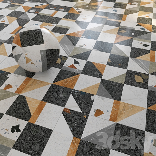 Arcana STRACCIATELLA Terrazzo 3DS Max Model - thumbnail 4