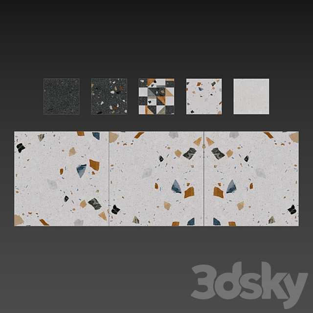 Arcana STRACCIATELLA Terrazzo 3DS Max Model - thumbnail 7