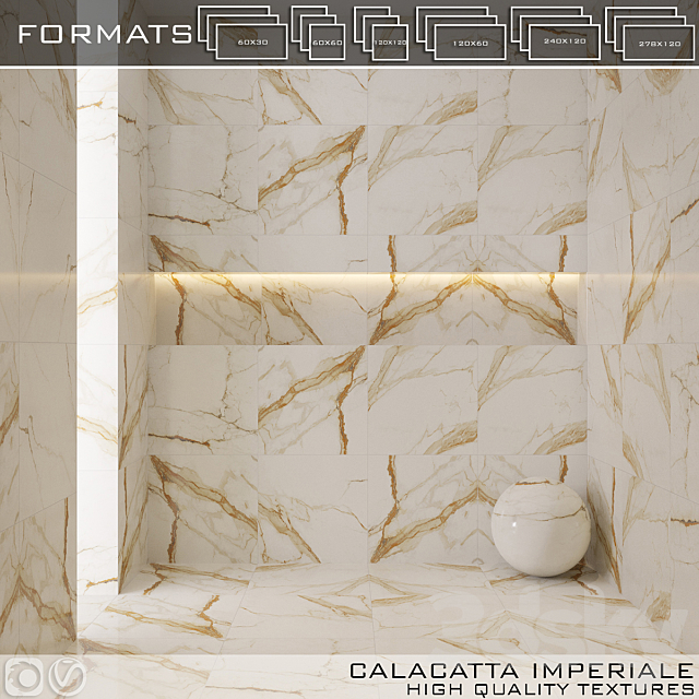 ATLAS CONCORDE CALACATTA IMPERIALE 3ds Max - thumbnail 1