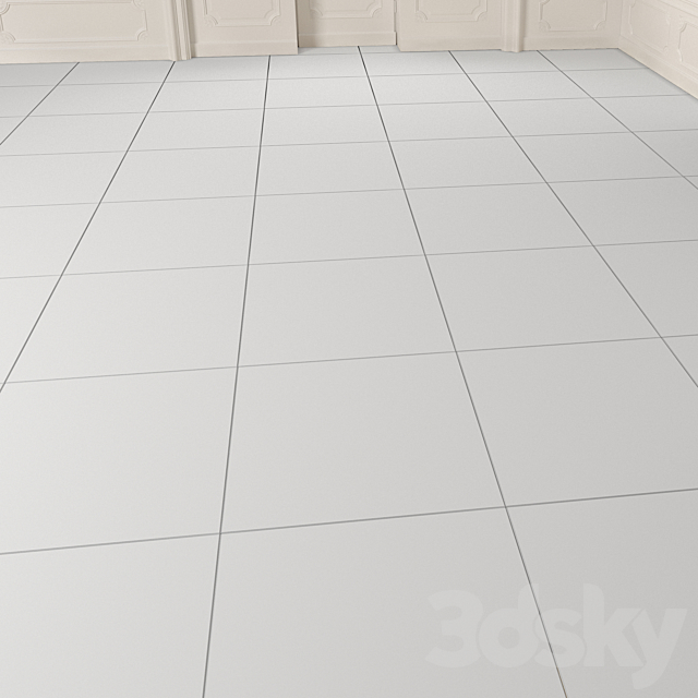 Beige Marble Tiles – 2 3DS Max Model - thumbnail 2