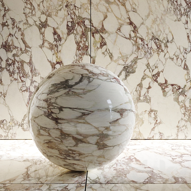 Breccia medicea porcelain tile 3DS Max Model - thumbnail 2