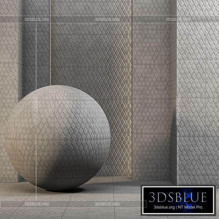 Cement Mosaic Texture 4k Seamless – Tileable 3DS Max - thumbnail 3