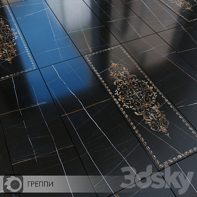 Ceramic Tile Kerama Marazzi Greppi 40×120 3ds Max - thumbnail 2