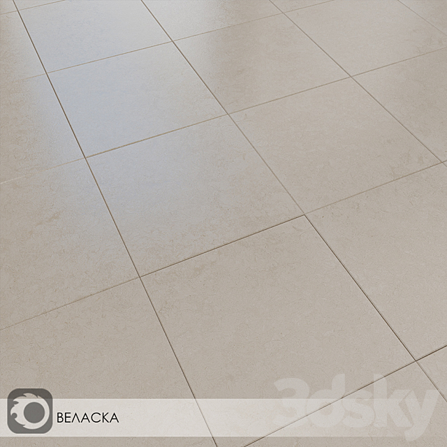 Ceramic Tile Kerama Marazzi Velaska 60×60 3ds Max - thumbnail 1