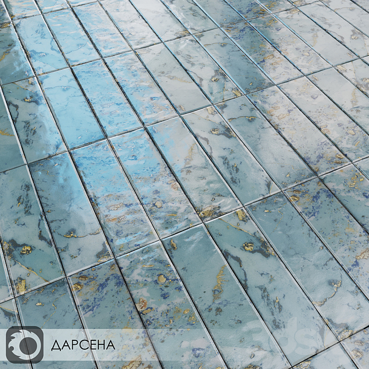 Ceramic Tiles Kerama Marazzi Darsena 85×285 3DS Max - thumbnail 2