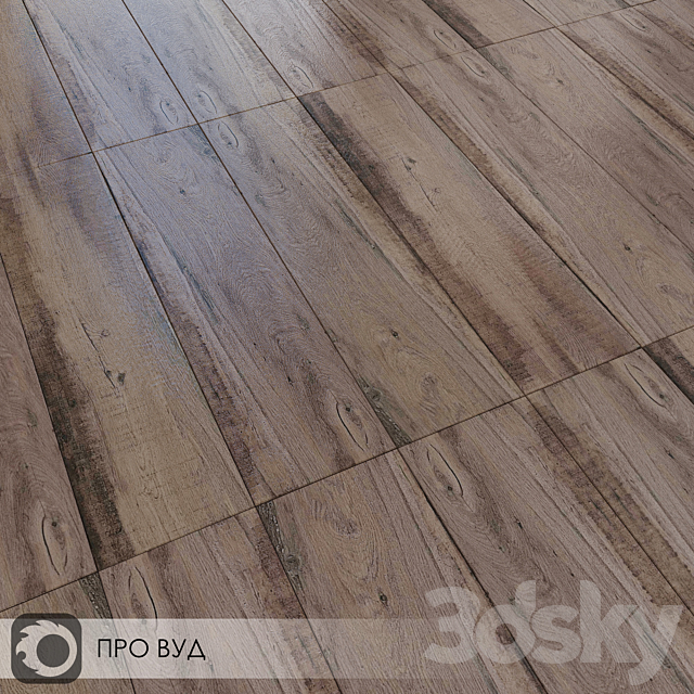 Ceramic Tiles Kerama Marazzi Pro Wood 3DS Max Model - thumbnail 2