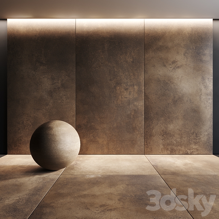 Ceramic Tiles Urbatek Porcelanosa Xlight Oxide 3DS Max - thumbnail 1