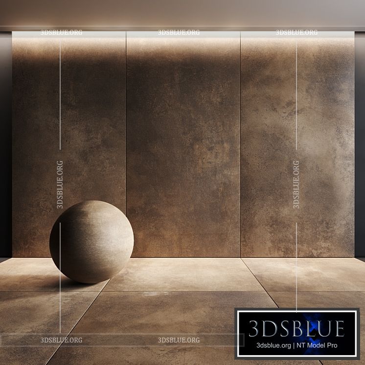 Ceramic Tiles Urbatek Porcelanosa Xlight Oxide 3DS Max - thumbnail 3